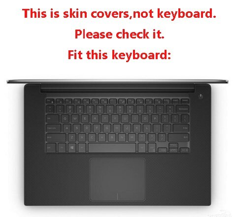 Clear Keyboard Cover For Dell XPS 15 9550 9560 9570 7590/M5510 M5520 M5530/14-5459/3465/3467/3459/3446/3447/3442/5447/5442/7447