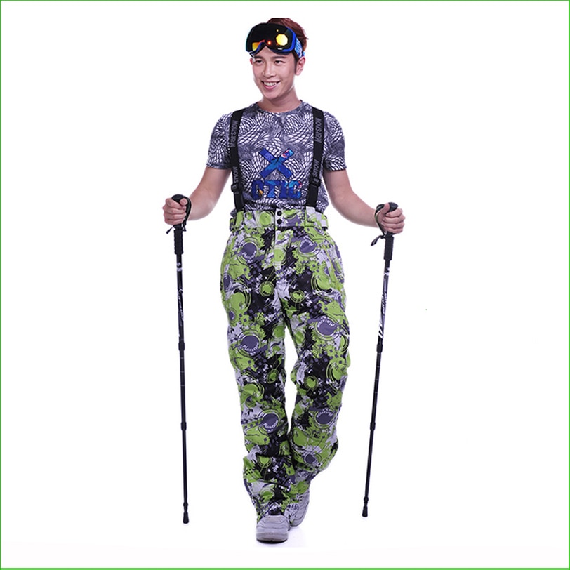 Frau04P neue draussen Winddicht Wasserdicht Atmungsaktiv Doppel Schicht Winter Ski hosen schnee Schlauch Ski Snowboard hosen mann