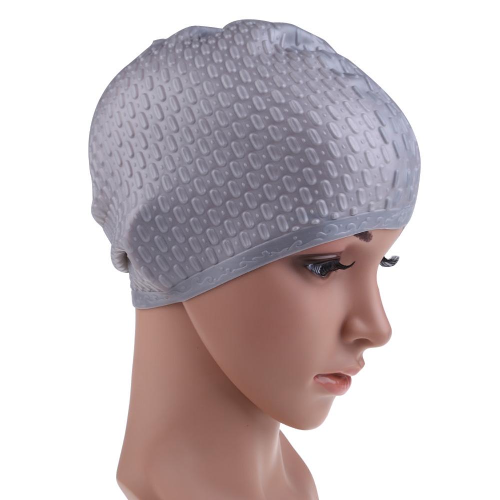 Siliconen Waterdicht Zwemmen Caps Beschermen Oren Lange Haar Sport Zwemmen Zwembad Hoed Badmuts Gratis Grootte Voor Mannen & Vrouwen volwassenen