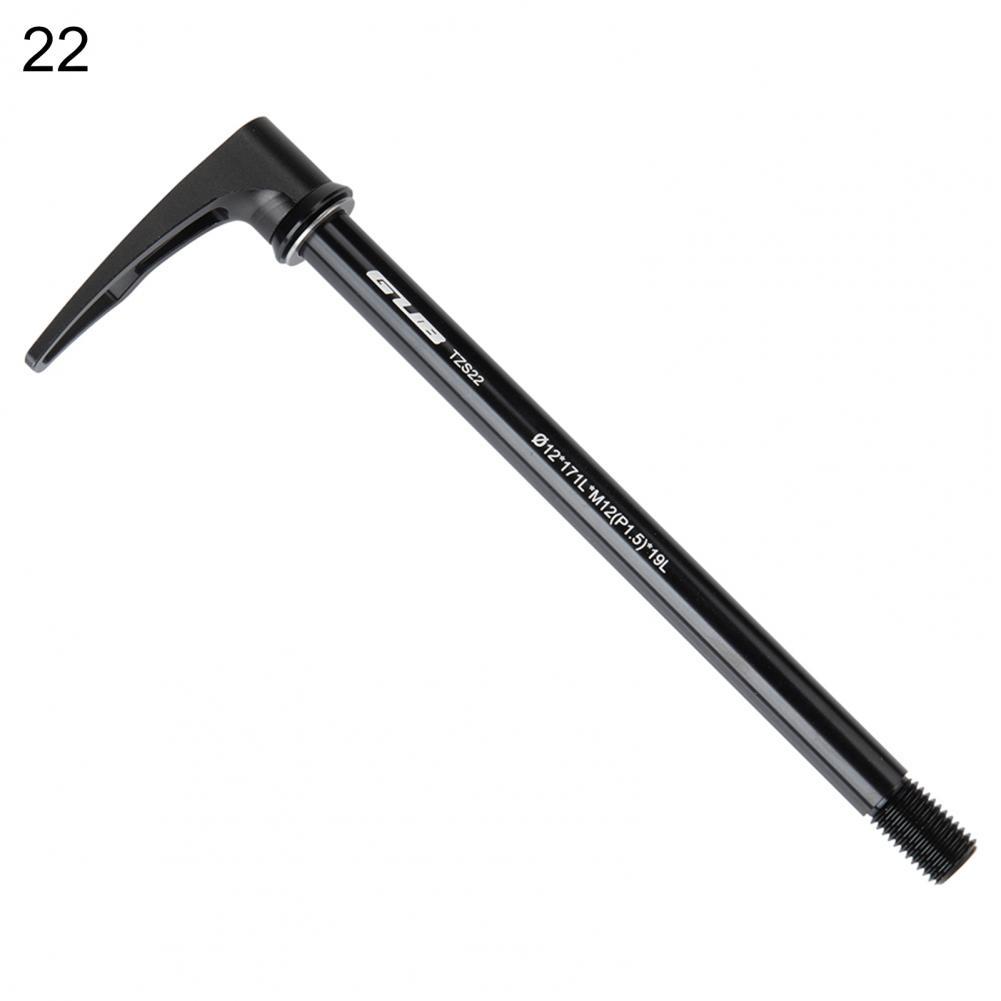 360 Degrees Rotation Rear Tube Shaft Rear Thru Axle Corrosion Resistant Road Bike Unfading Practical Hubs Skewers: 22