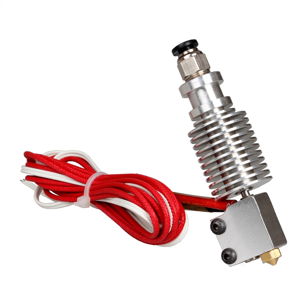 3 Dsway 3D Printer Deel Gemonteerd 3D V6 Hotend Kit Met Vulkaan Nozzle Alle Metalen J-Head Voor 1.75mm 0.6/0.8/1.0/1.2 Mm Nozzle