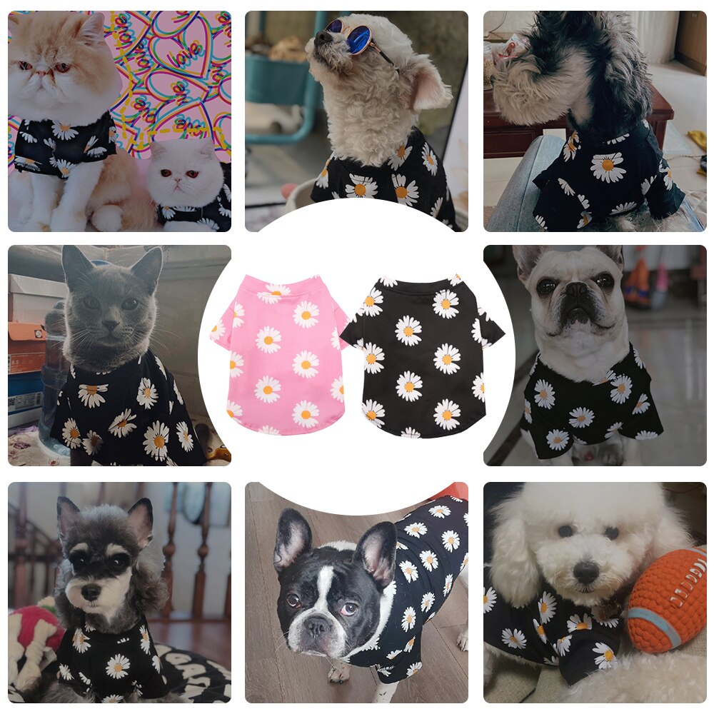 XS-2XL Cooling Pet Dog Summer Clothes For Dogs Shirt Milk Silk Fabric Puppy Pet Clothing For Small Dogs Costume Chihuahua