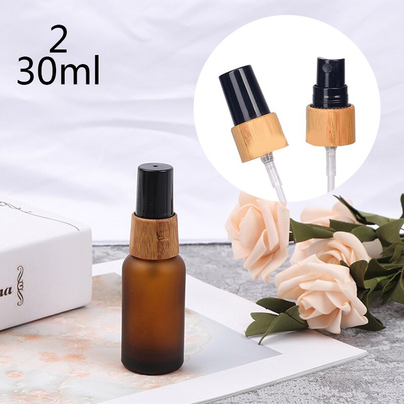 30/50/100ml Amber Glass Essential Oil Spray Bottles Atomiser Mist Sprayer Container: S2