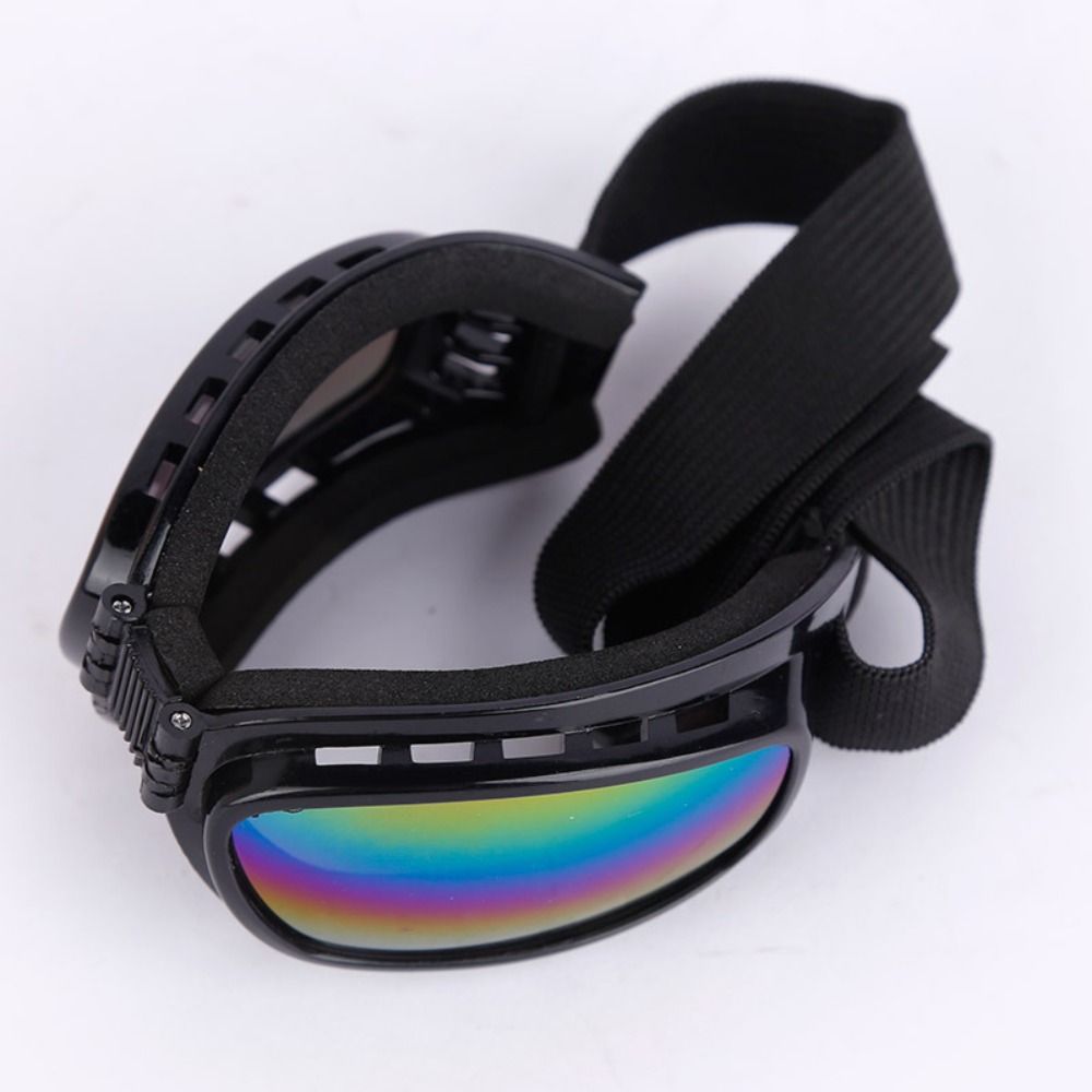Sports Goggles Windproof Cycling Glasses Foldable Vintage Snowboard Goggles Adjustable Imitation Shock Motorcycle Glasses Skiing