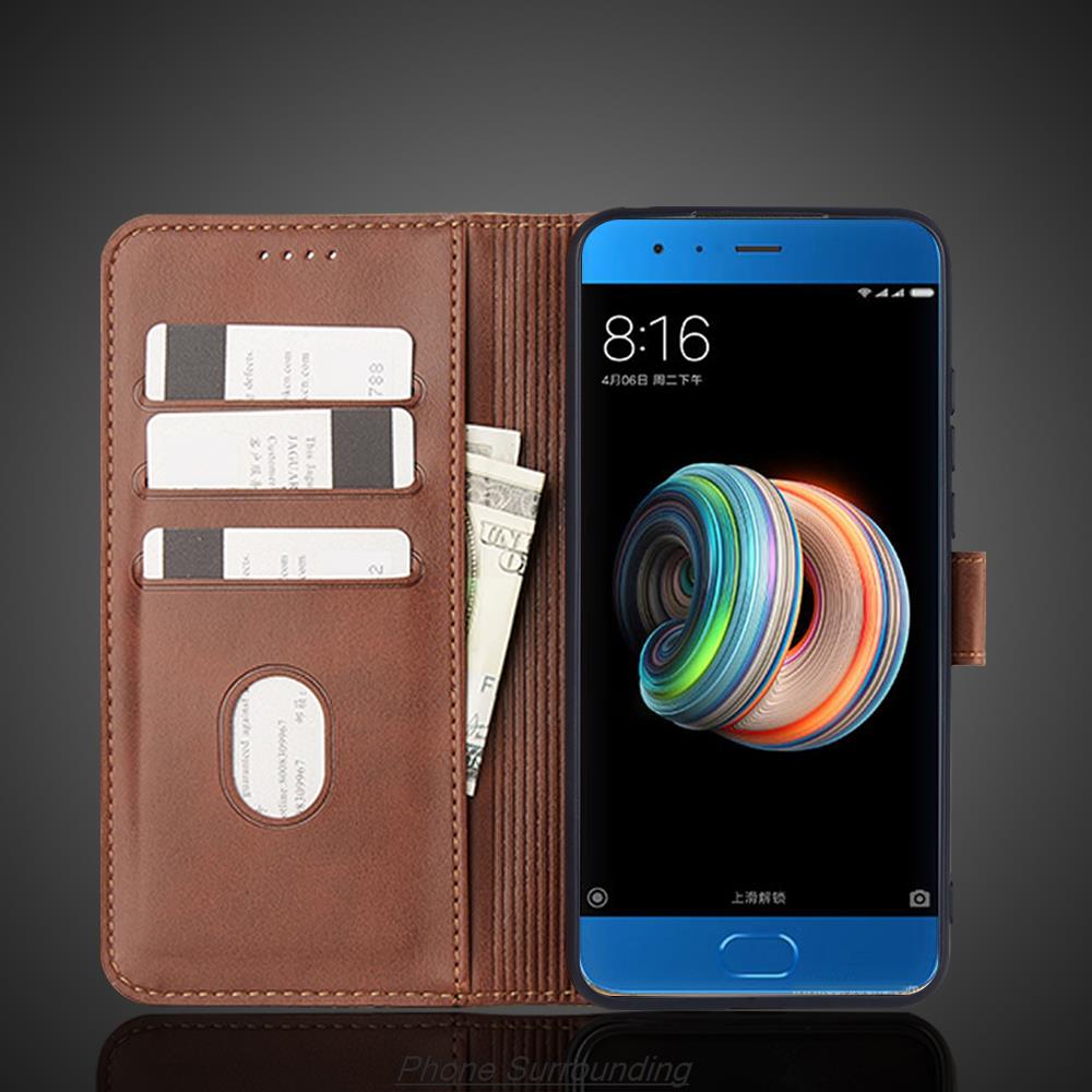 Xiaomi mi note 3 -skal plånbok flip-fodral läderfodral till xiaomi mi note 3 pu lädertelefonväskor skyddande hölster fodral skal