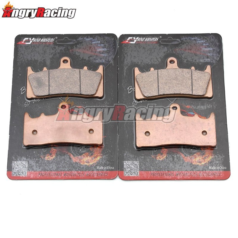 Copper sintering Front Rear Brake Pads For Suzuki GSXR 750 TL 1000 TL1000 GSXR 1100 GSF 1200 Bandit GSX1300R Hayabusa 1999-2007: Front 2 Pair