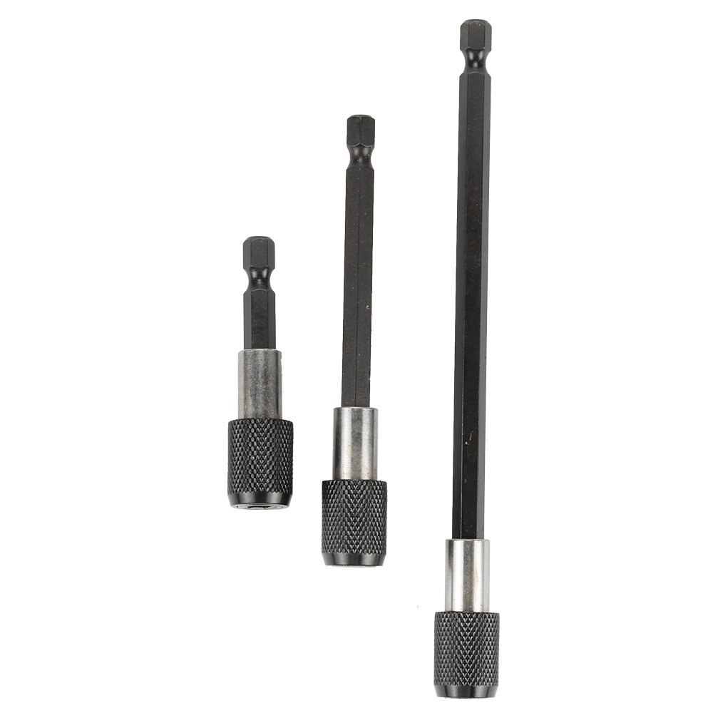 Barra de Extensão Socket bit Hex Shank Adaptador Broca Driver Porca De Broca Ferramentas de Reparo Kit Set + Hex Rápida Liberação Magnética