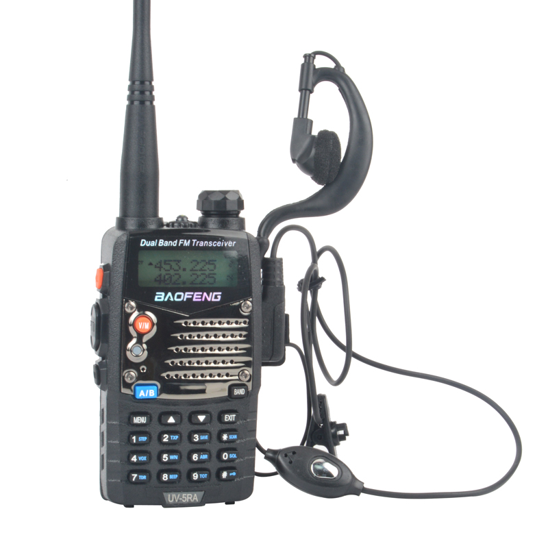 UV-5RA baofeng walkie talkie dual band VHF UHF radio FM portatile bidirezionale con auricolare