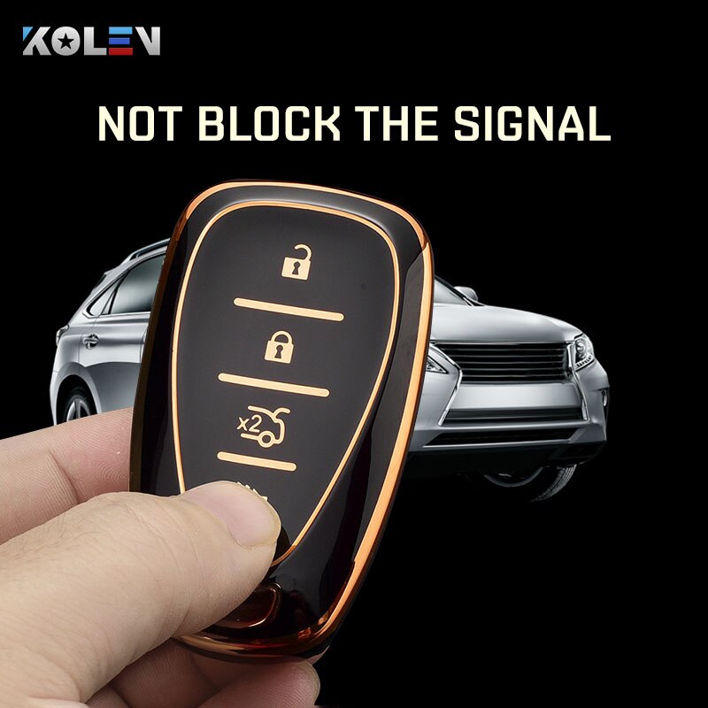 Tpu Auto Remote Key Case Cover Shell Voor Chevrolet Chevy Camaro Cruze Malibu Sonic Volt Tracker Spark Bolt Trax keyless