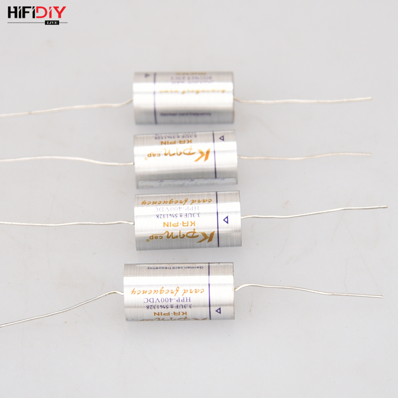 HIFIDIY LIVE Silver MKP capacitor non-polar frequency divider capacitor AUDIO nourishments 0.1uf 0.22uf 0.33uf 0.47uf 0.68uf