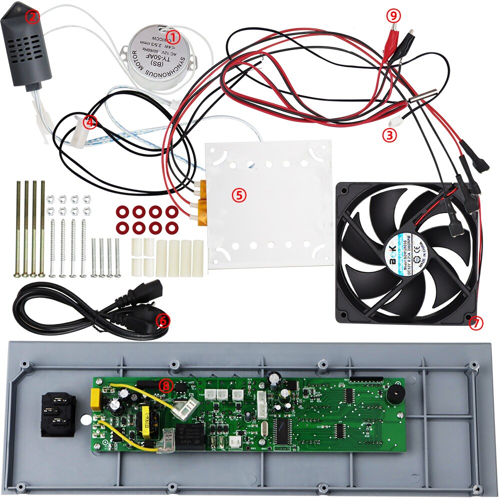 HTMC-7 Automatic Eggs Incubator DIY Constant Temperature Eggs Incubation Box Accessories Egg Incubator Controller Accessories