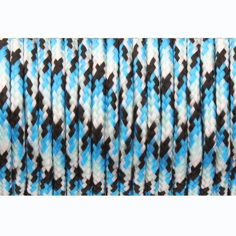 Camping Himmel Paracord 2mm 3 Strang paracord Ader draussen Camping Seil Fallschirm-schnur Schlüsselband Zelt Multifunktions Corda: Himmel Blau camo / 50Meter