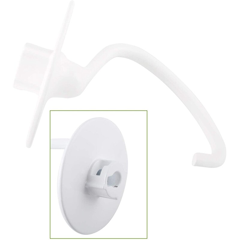 Spiral Coated Metal Dough Hook and Dough Hook Mixing Head for K45DH K45 Inclined Bench Mixer,Bread Hook Attachment