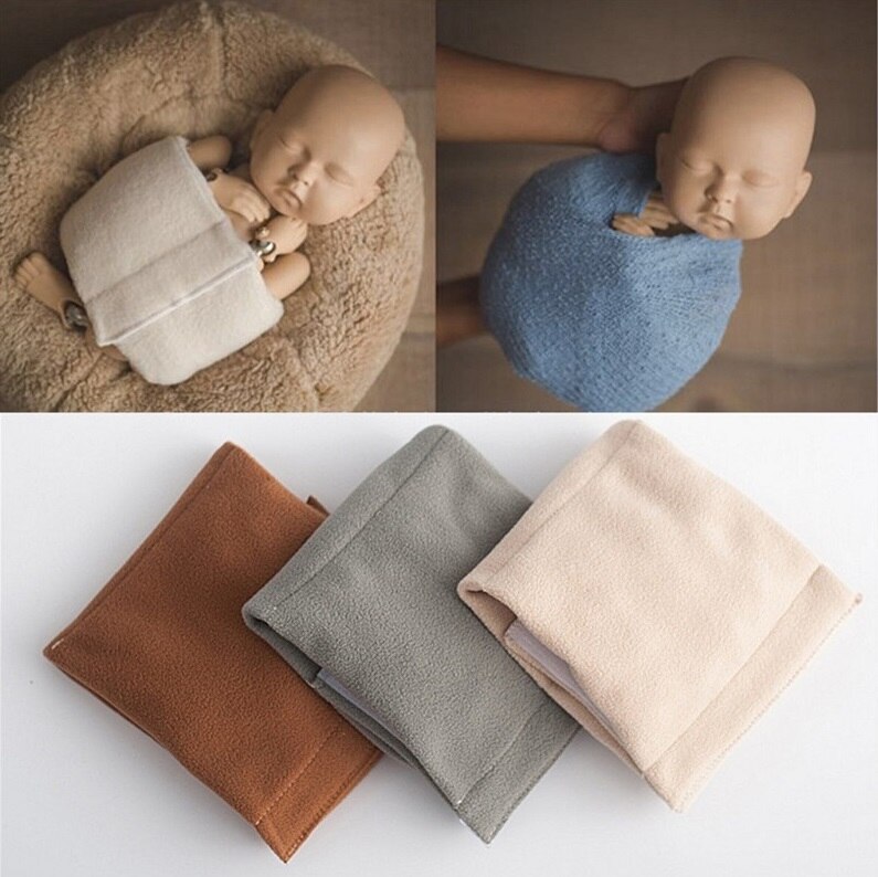 Pasgeboren Fotografie Props Baby Poseren Wraps Soft Wrap Voor Baby Fotostudio Foto Props