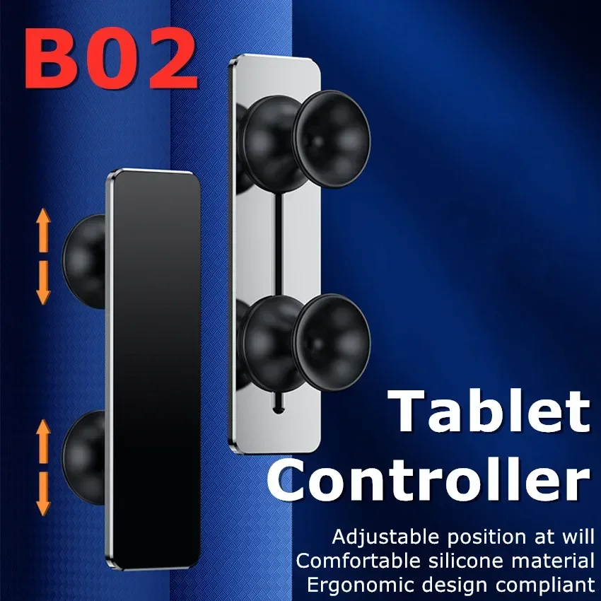Poignée de manette de jeu en silicone pour tablette multi-doigts, JoysUniverse pour PUBG, règles de survie, contrôleur L1 R1 pour ISub Universal, B02, 2 pièces