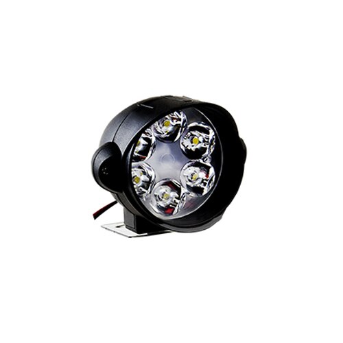 Accessoires de projecteur électrique de moto | Projecteur à Led 12V 6500K 6 Leds, feux de voiture, ampoules lumineuses pour moto tout-terrain: 1pcs 6 leds