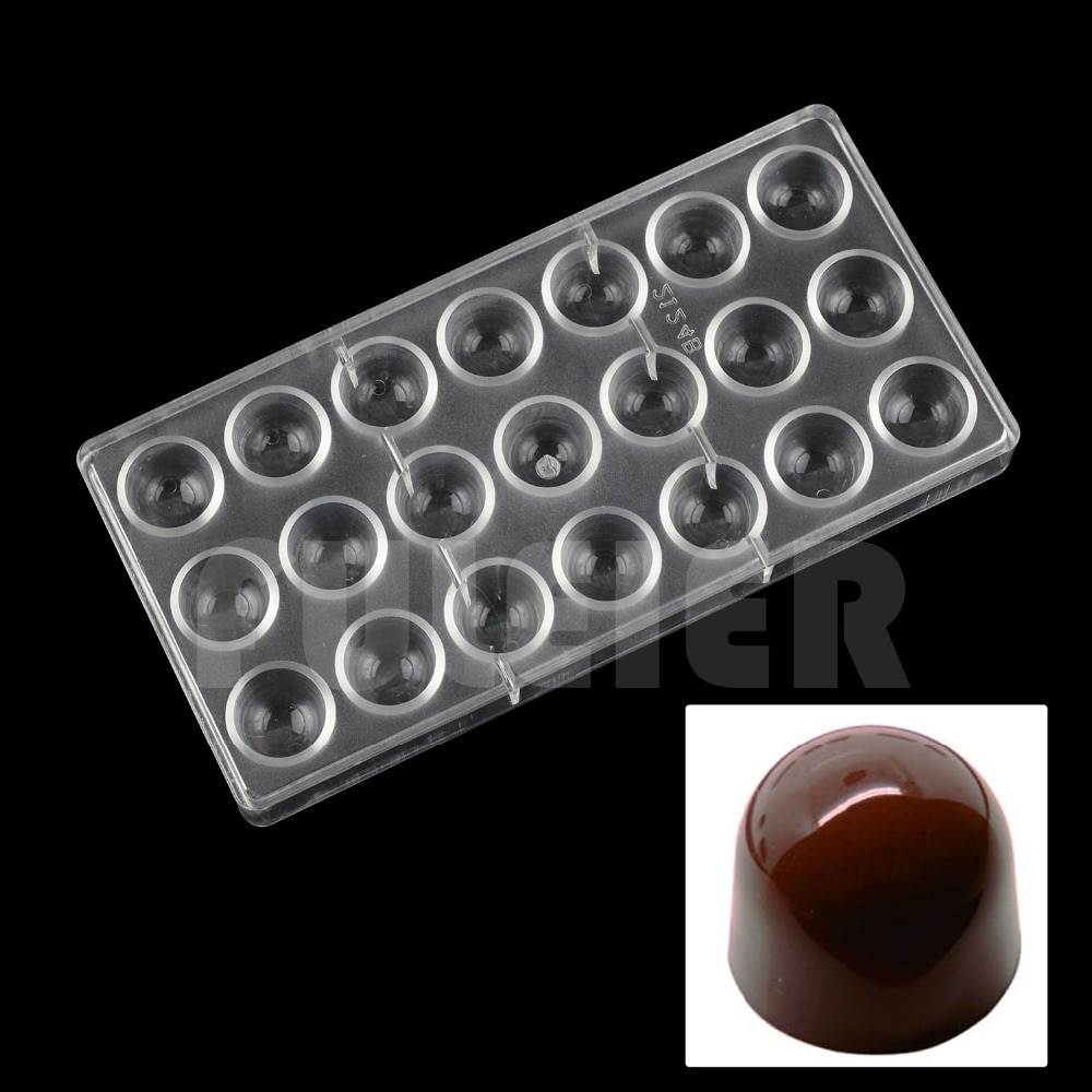 Diy hemlagad chokladform stor storlek klassisk godis polykarbonat chokladformar plast bakning bakverk konfektyrverktyg