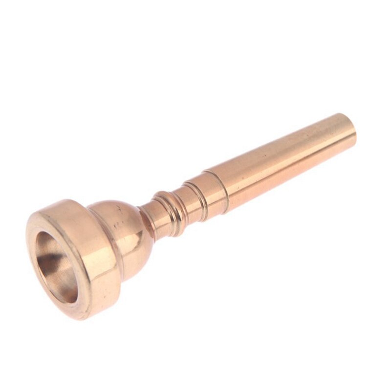 High Copper Alloy Gold-plating 3C Trumpet Mouthpiece Durable Stylish Golden