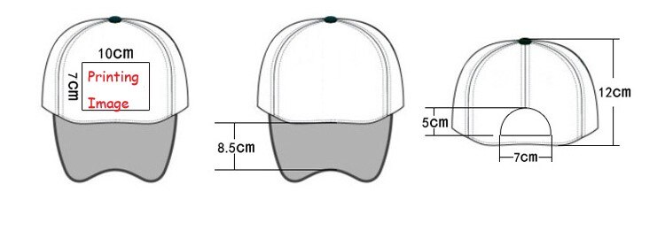 12 stks/partij Leeg Sublimatie Cap Hoed Voor Sublimatie INKT Print DIY Warmte Druk Printing Transfer