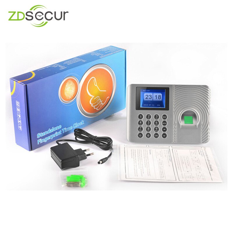 Fingerprint Machine for Office Punch Time Clock for Check in and Check out ZDA3
