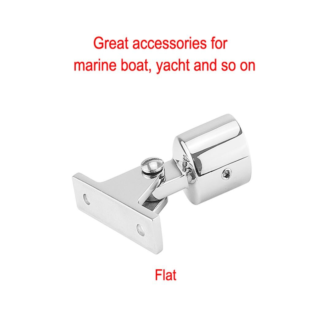Boot Bimini Top edelstahl 316 Fitting Deck Scharnier Rutsche Kappe Rohr Auge Ende Kappe Externe Auge Ende Baldachin Rohr boot Zubehör