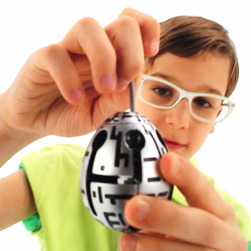 ZK30 Doolhof Eieren Paasei Kinderen Puzzel Doolhof Decompressie Bal Denken Speelgoed Doolhof Ei Kerst Kinderen Dag