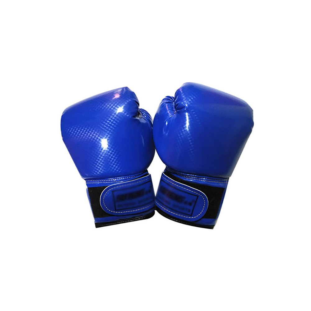 Kick Boxing Gloves for Men Women PU Karate Muay Thai Guantes De Boxeo Free Fight MMA Sanda Training Adults Kids Equipment: blue