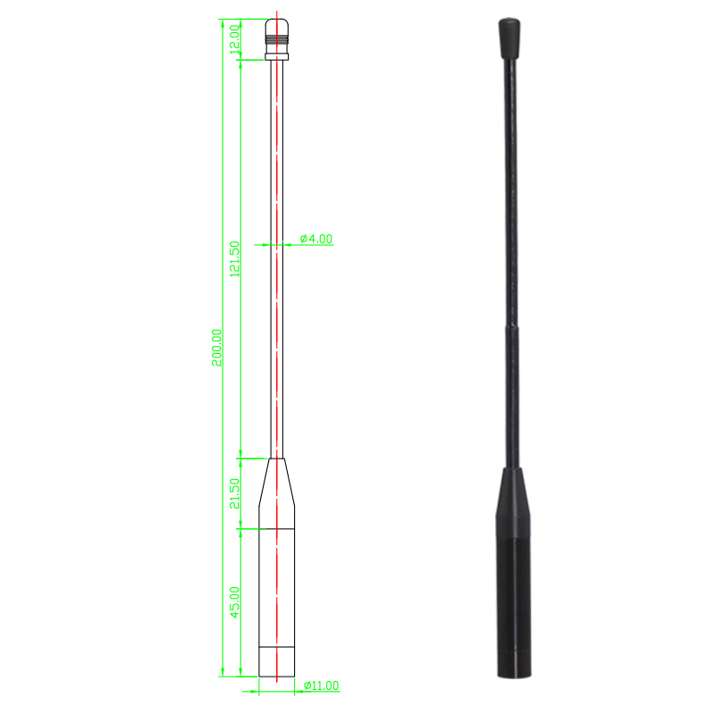 LoRa Antenne 915MHz 868MHz 923MHz - 10dB hoch-gewinnen draussen Rundstrahl Weich für Meshtastic Hotspot