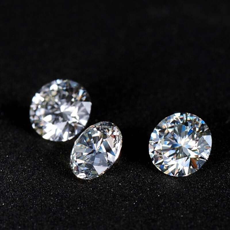 CxsJeremy 0.5CT Carat 5.0mm Moissanite Looser Gems D Color Round Brilliant Excellent Cut jewelry bracelet diamond ring material