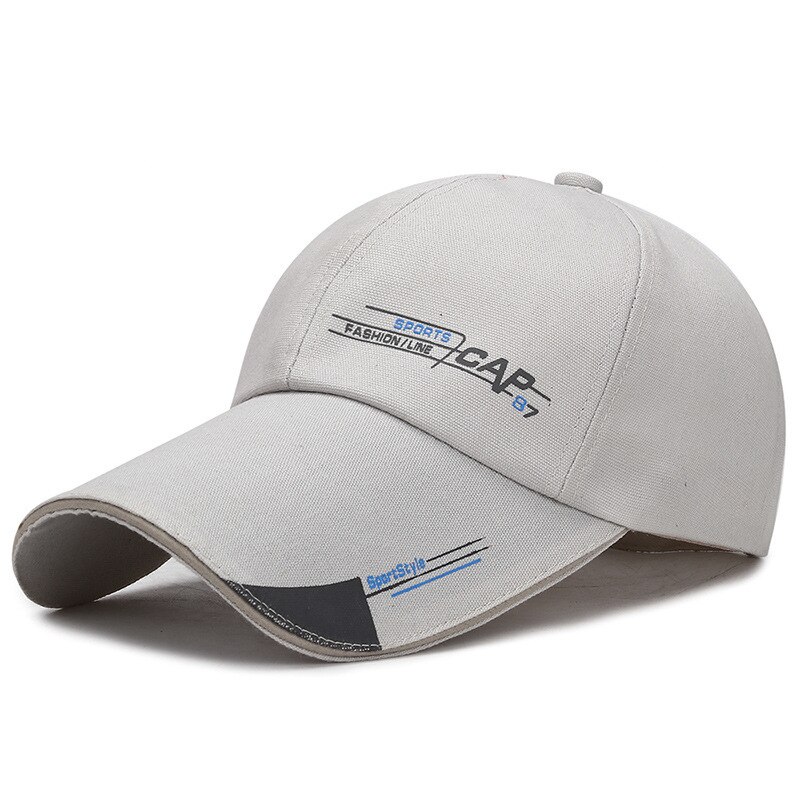 Snel Droog Waterdichte Sport Pet Zonnehoed Ruimte Baseball Cap Sport Outdoor Straat Hoeden Caps: Letter Grey