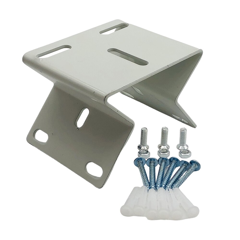 Zwart/Wit Cctv Camera Bracket Wall Mount Stand Houder 90 Graden Externe Muur Hoek Beugel Voor Security Surveillance Camera: White Corner Mount