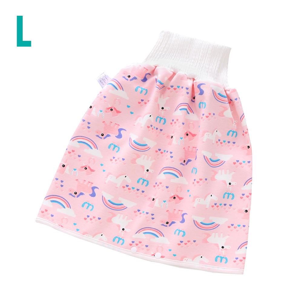 Baby Diaper Skirt Baby Waterproof Cloth Diaper Leak-proof Mattress Washable Cotton Children Urine-proof Bed Skirt Pants: G