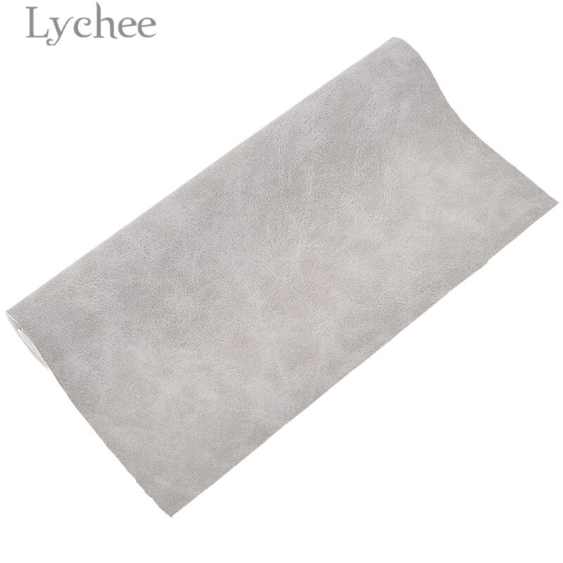 Lychee life 21 x 29cm a4 imiteret ruskind pu-stof flerfarvet vandtæt syntetisk læder gør-det-selv-materiale til håndtaske bælter tøj