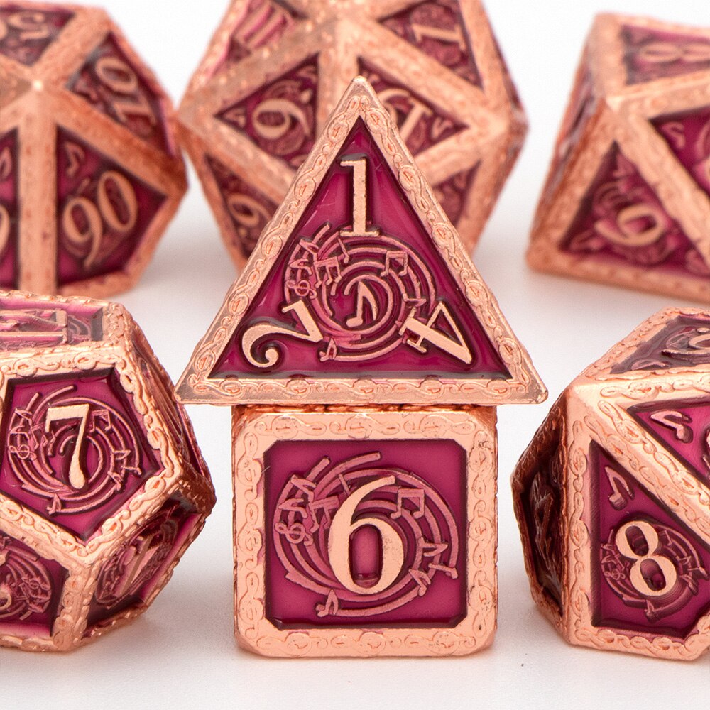 Metalen Dnd Dobbelstenen Set Dungeon En Dragon D &amp; D D + D Dices Set D20 D12 D10 D % d8 D6 D4 Mtg Rpg Veelvlakken Rollenspel Dobbelstenen: YY-04