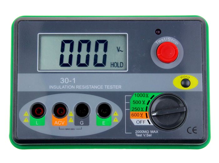 DY30-1 digitale megger, AC spanning 600 v, 250 v ~ 1000 v isolatieweerstandstester.