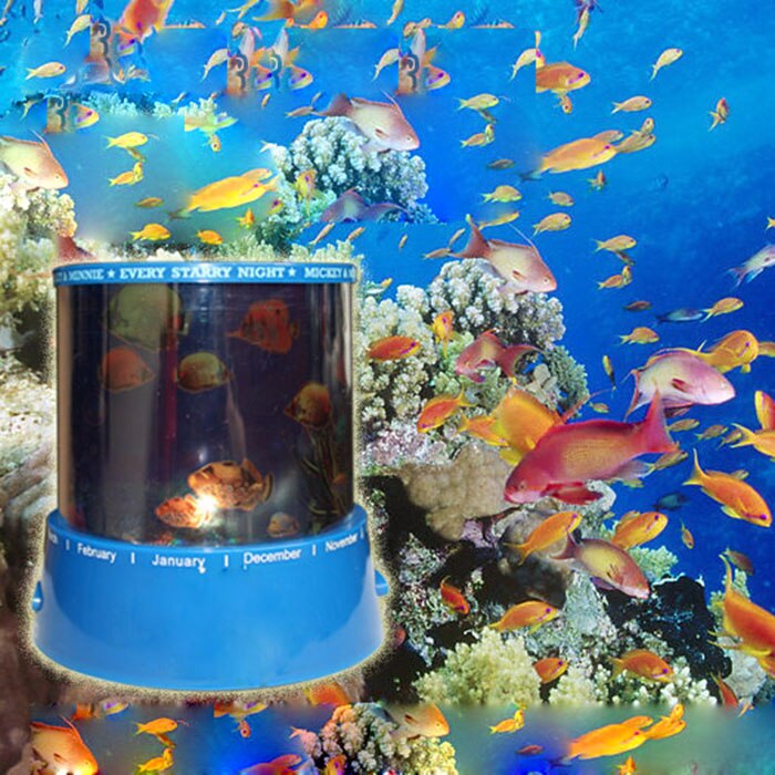 Super Bright Light Romantic Ocean Sky Stars Projector Lamp Best For Baby &Kids