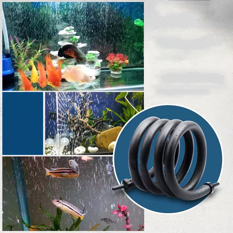 Aquarium Air Stone Bubble Bar Muur Gordijn Buis Slang Aquarium Pomp Hydrocultuur Zuurstof Diffuser Buis 30Cm-120cm