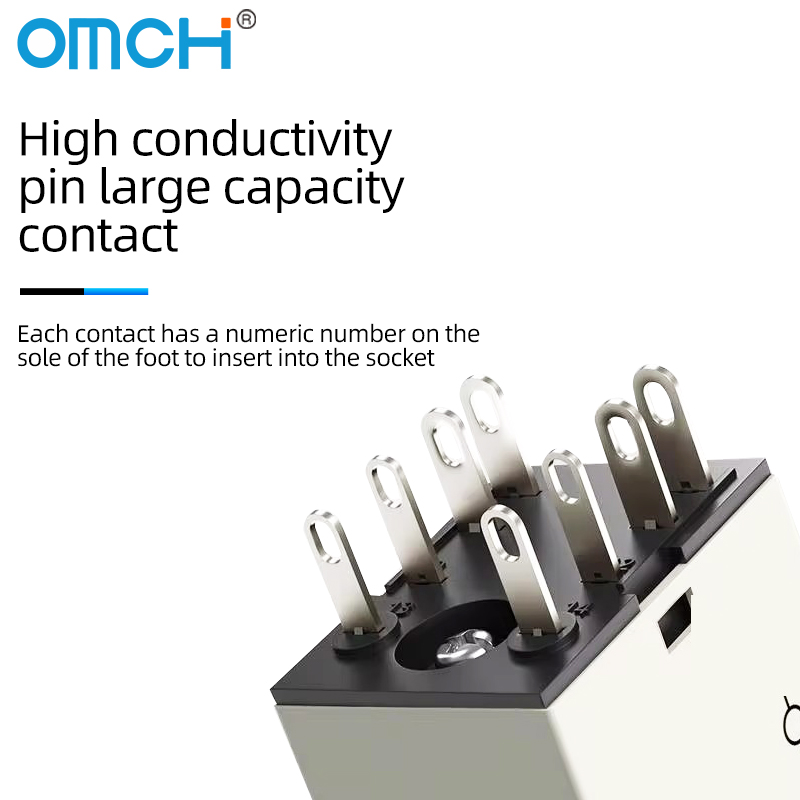 Temporizzatore di ritardo H3Y-2 AC110V AC220V AC380V con presa base Ritardo di accensione Manopola rotante DPDT 0-60Min Relè temporizzato Timer