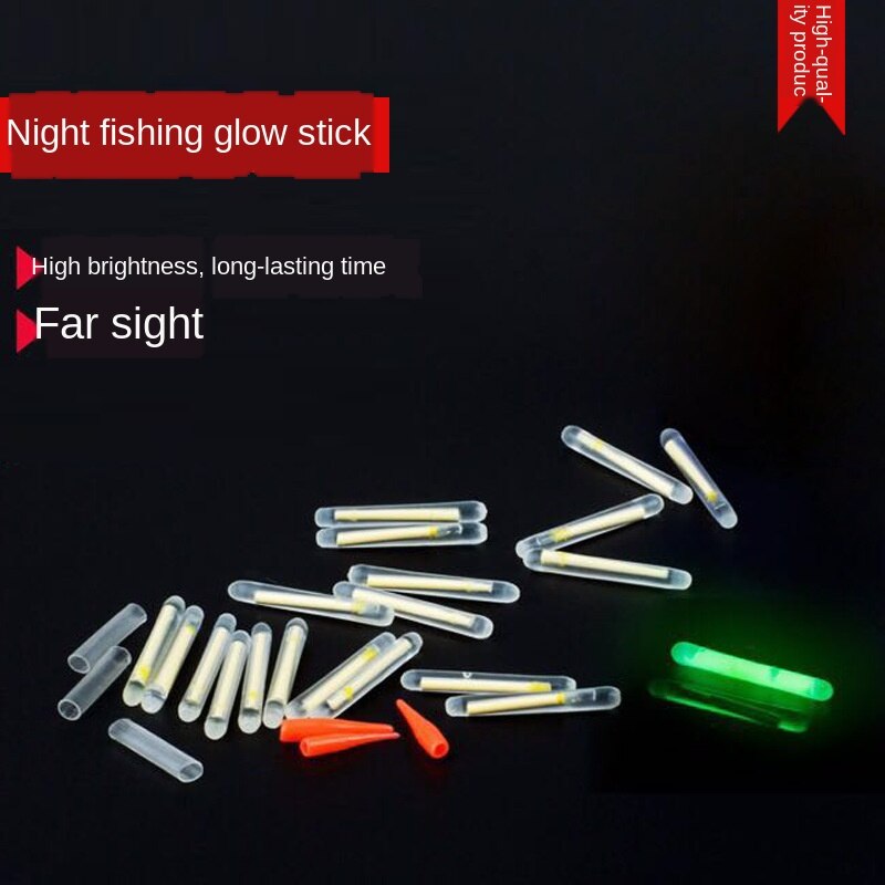Bâtons Fluorescents De Pêche - 50 Pièces, Longueur 22mm - Diamètres 2.2, 2.5, 3.0, 3.5, 4.0, 4.5 Mm - Pour Flotteur, Canne, Pêche De Nuit - Visibilité Intense