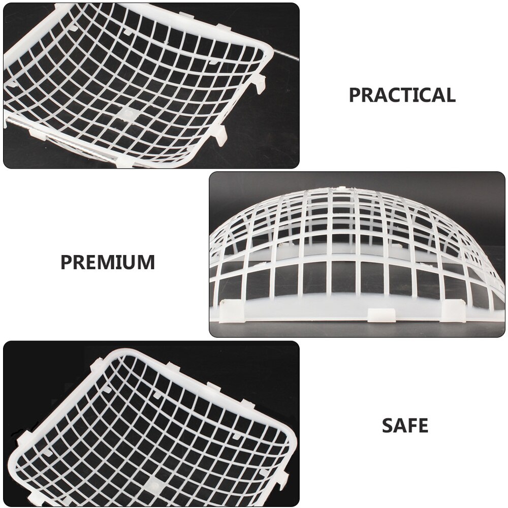 5Pcs Plastic Pigeon Cage Bird Nest Practical Plastic Bird Lay Egg Nest White Plastic Pigeon Cage Bird Nest Plastic Egg Nest