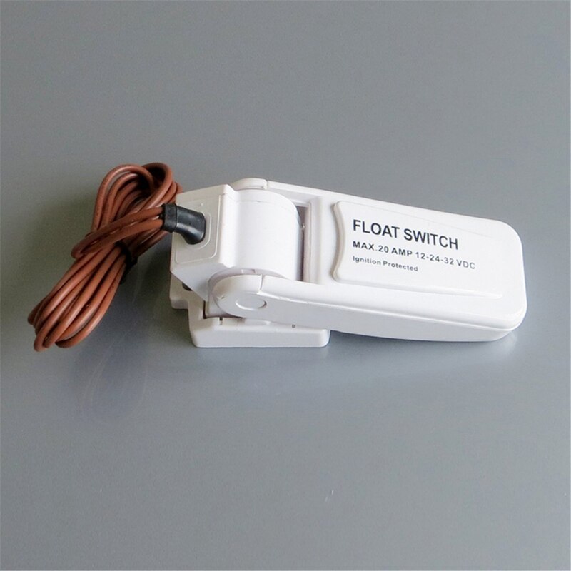 NewPortable Marine Water Level Float Switch Ignition Protection for Bilge Pump 12V-24V-32V Leakproof on Off Controller