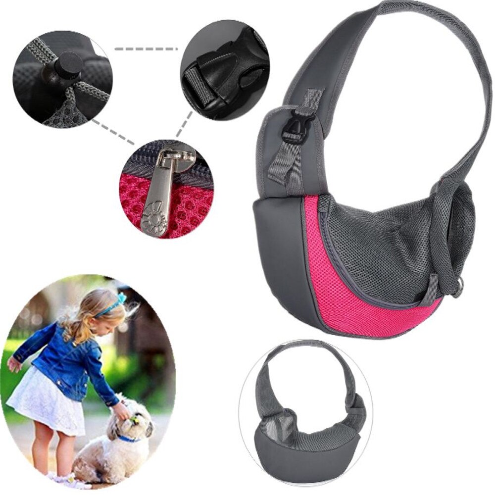 Mochila portabebés para gatos y mascotas, bolsa de transporte de viaje transpirable para gatos, cachorros, gatos pequeños, animales