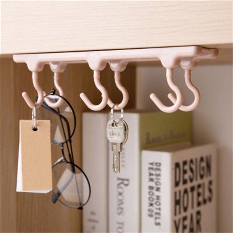 Accesorios de cocina, 6 colgadores de decoración para el hogar, utensilios de cocina, estantes de almacenamiento, suministros de cocina, ganchos fuertes, utensilios de cocina