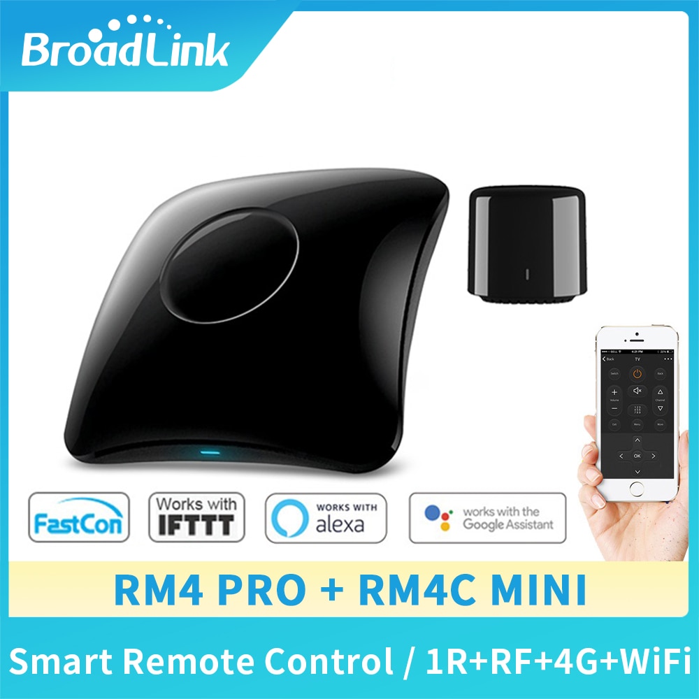 Broadlink RM4 Pro RM4C Mini Universele Intelligente Afstandsbediening Smart Home Automation Wifi + Ir + Rf Schakelaar Voor ios Android