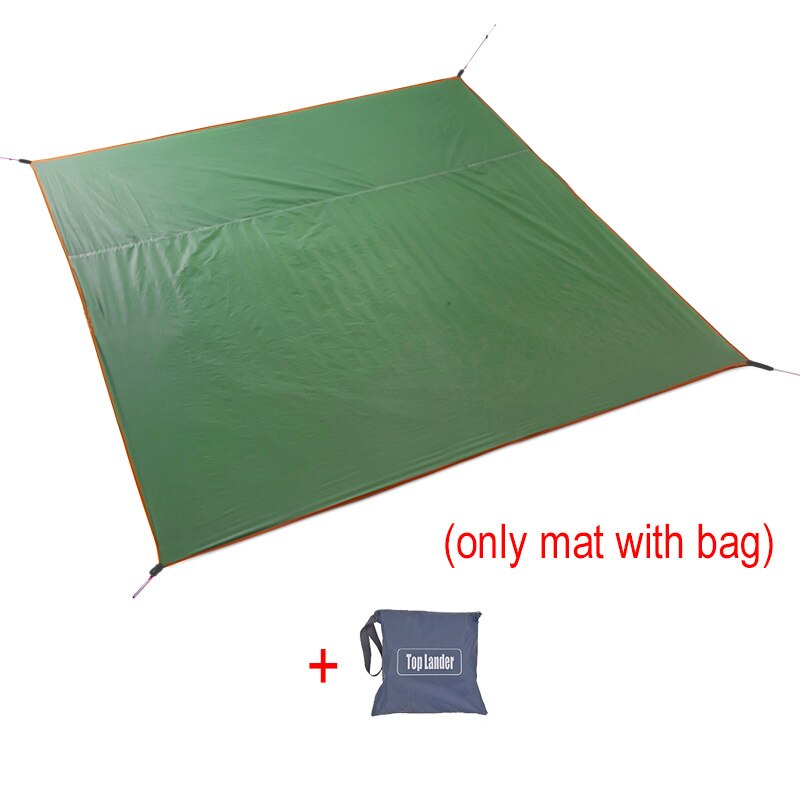 Top lander gear tält golvsparare multifunktionell presenning tält fotavtryck markduk strand picknickmatta för camping vandring resor: Bara matta