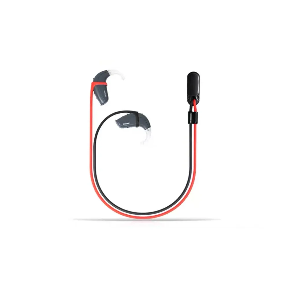 Hoortoestellen Anti Verloren Clip Siliconen Elastisch Touw Waterdichte Bluetooth Protector Headset Hoortoestellen Accessoire voor Kind Volwassen: Black