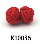 10 pairs/lot Silk Knot Cufflinks Upscale Men's Classic Double Rope Ball Knot Shape Cuff Links Handmade Silk Knots Cuff Link: K10036