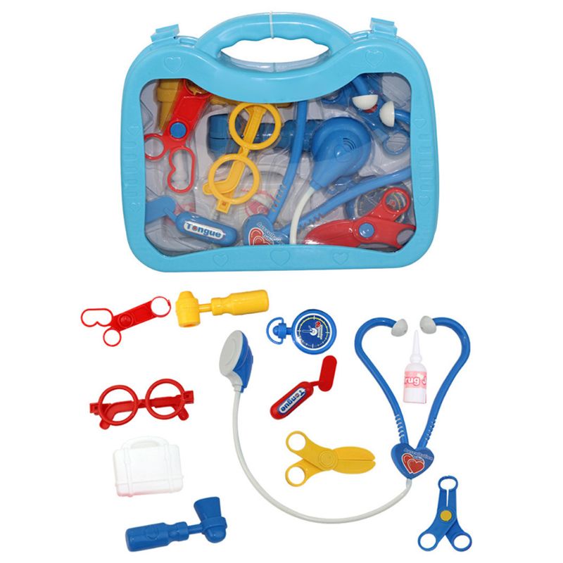 Kids Doctor Set Children Pretend Play Doctor Kit Role Play Costume Boys Girls Birthday