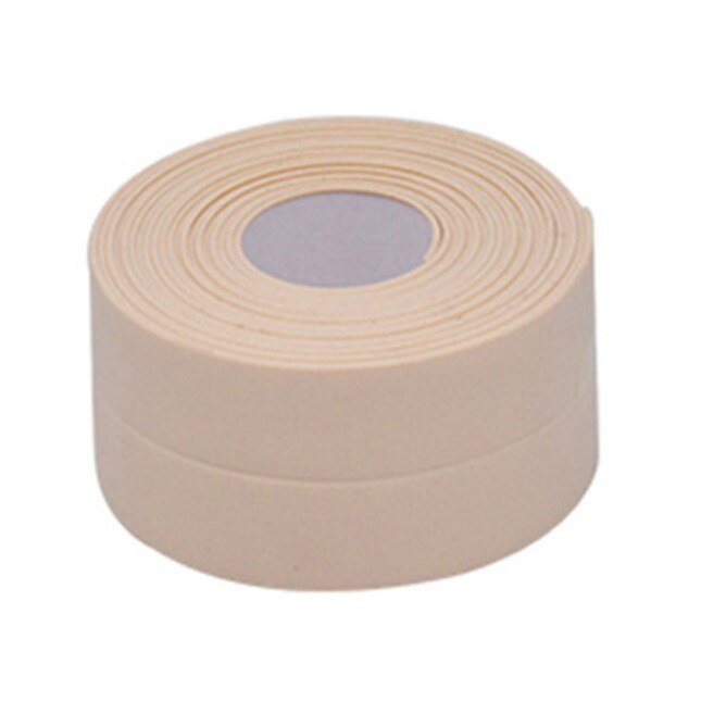 3,2 m Wohn accessoires wasserdichtes form festes Klebeband langlebig PVC-Material Küche Bad Wand versiegelung sband: Beige
