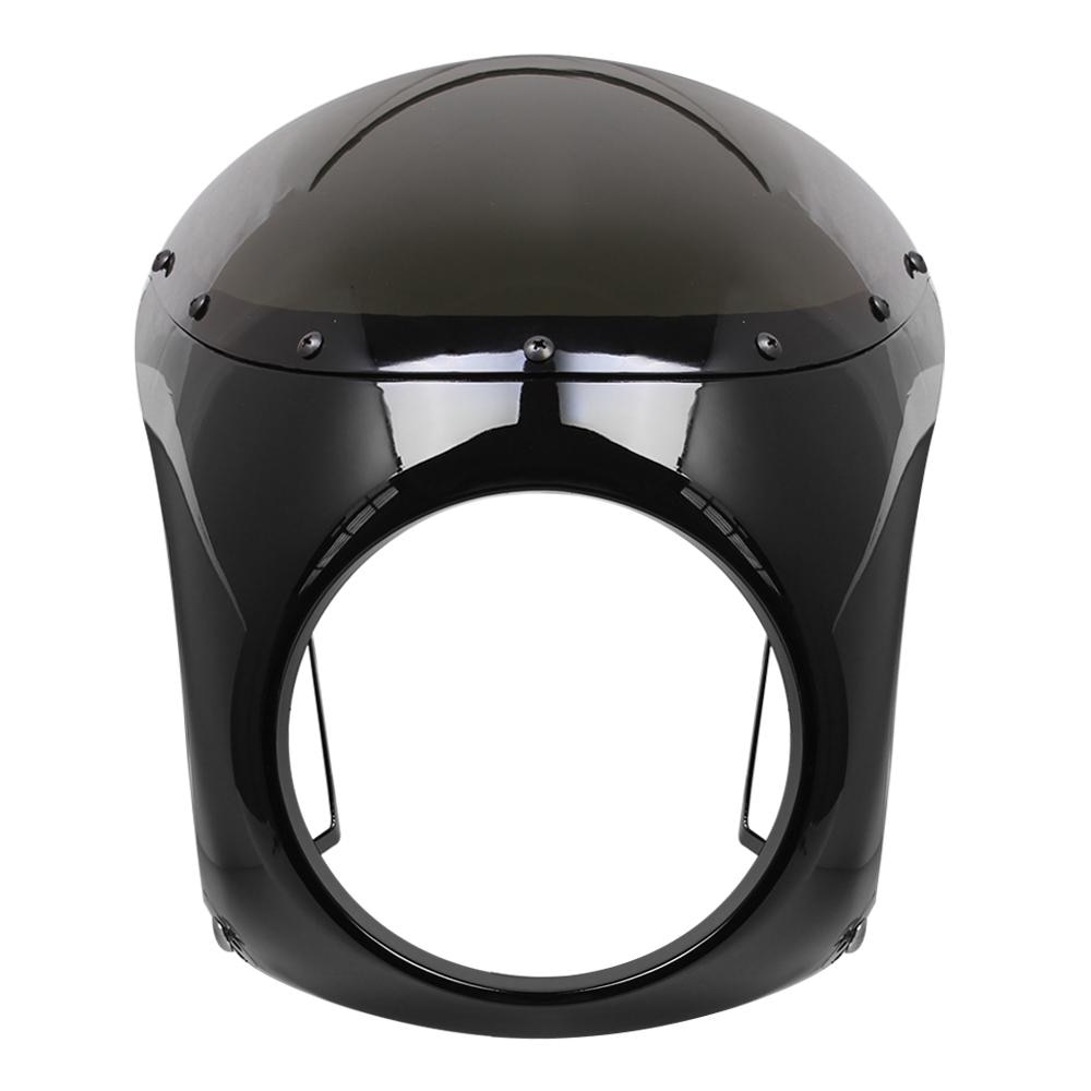 Motorcykel universal cafe racer 7 tommer forlygte styret kåbe forrude sæt til harley sportster bobber touring honda